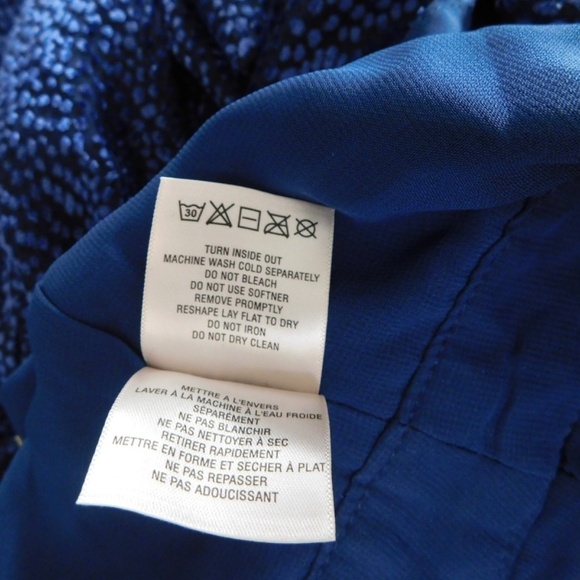 Anthropologie ELEVENSES Velvet Nova Jumpsuit Mock Neck Textured Blue Size 6 - Picture 15 of 16